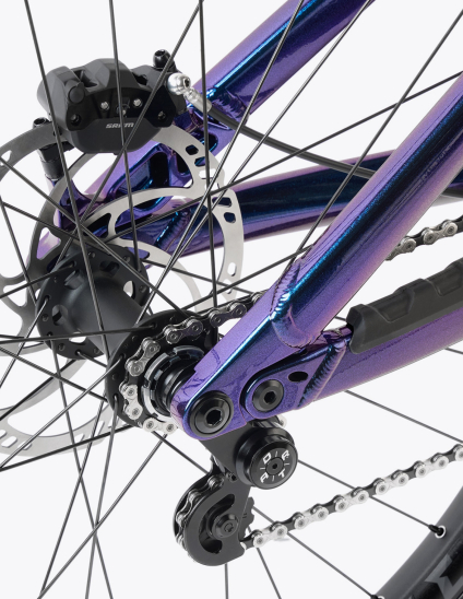 Bicicleta Dartmoor Thunderbird FR Pro Single Speed de color azul con el single speed de Dartmoor Bikes