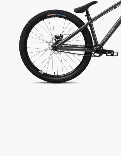 Vélo Dartmoor Gamer Intro 26" de couleur grise en single speed