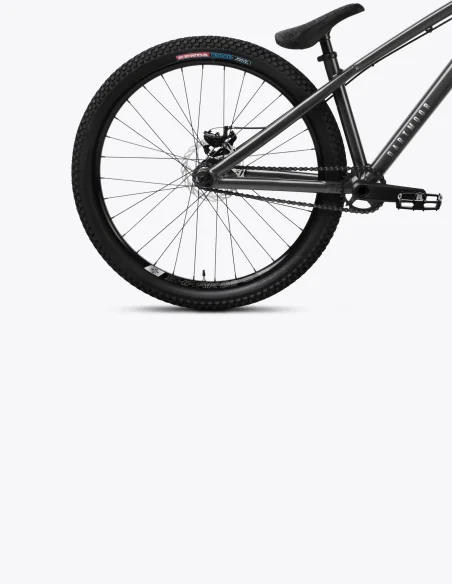 Vélo Dartmoor Gamer Intro 26" de couleur grise en single speed