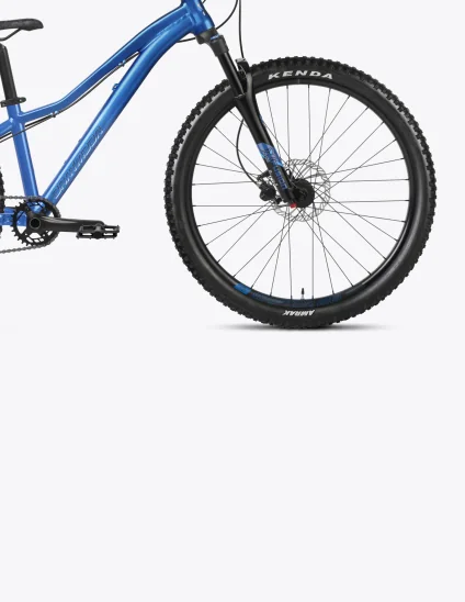 Vélo Dartmoor Sparrow Junior 26/24 de couleur bleue avec roue avant de 26"