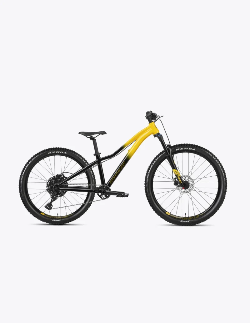Bicicleta de MTB Dartmoor Sparrow Junior 27.5/26 de color amarillo y negro