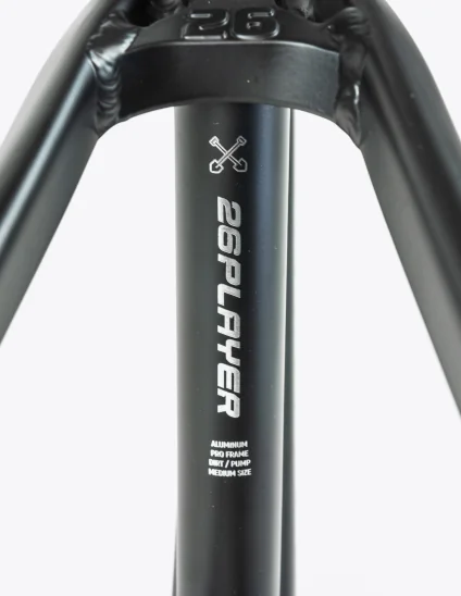 Vélo de Dirt Jump Dartmoor Two6player Evo de couleur Noir avec détails de pales