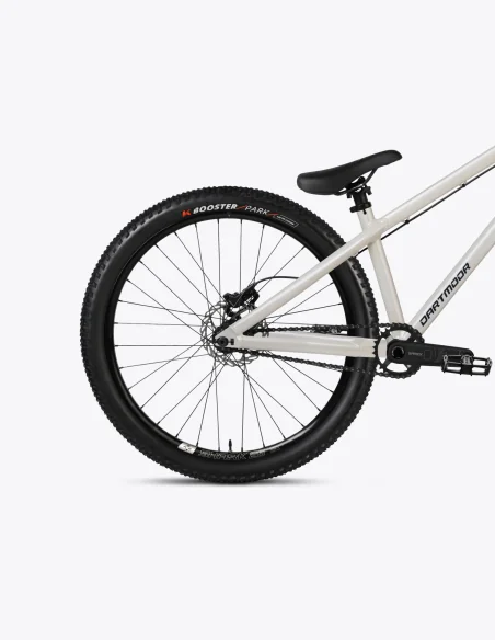 Vélo de Dirt Jump Dartmoor Two6player Evo en couleur blanche avec single speed