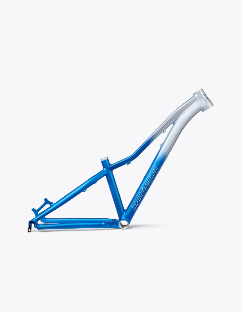 Cadre Dartmoor Sparrow Junior 27.5”/26” en coloris bleu/argent et noir/jaune 2