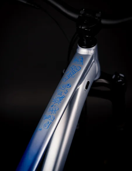 Detalles Cuadro Dartmoor Rocbird Junior M 27.5"/26" en color azul/plata