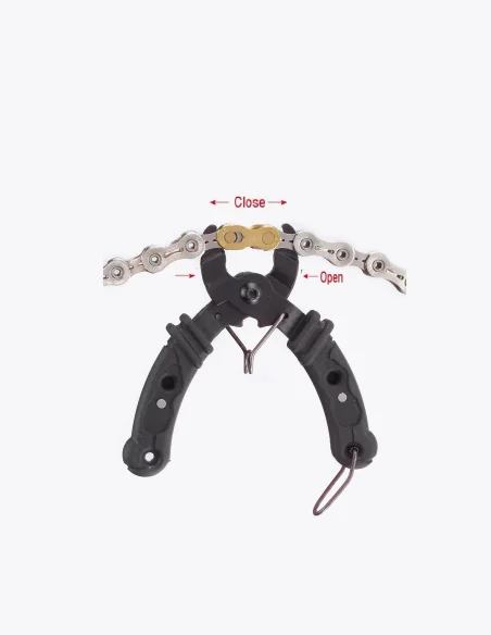 Mini-pince pour attache rapide Bike Hand YC-336CO-S en action.