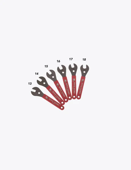 Jeu de clés à cônes pour moyeu | Outil Bike Hand YC-658 Tailles 13, 14, 15, 16, 17 et 18
