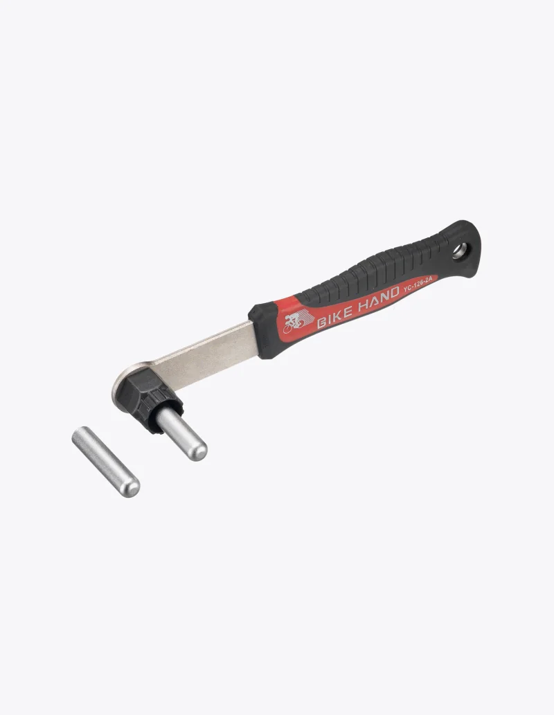 Extractor de Cassette Bike Hand YC-126-6AM con guía para ejes pasantes