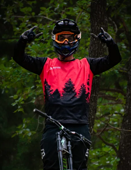 t shirt vtt descente manches longues | Restless Bike