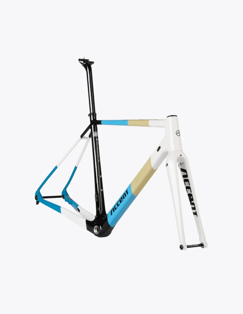 Cuadro de ciclocross Accent CX-One Dark Winter vista frontal