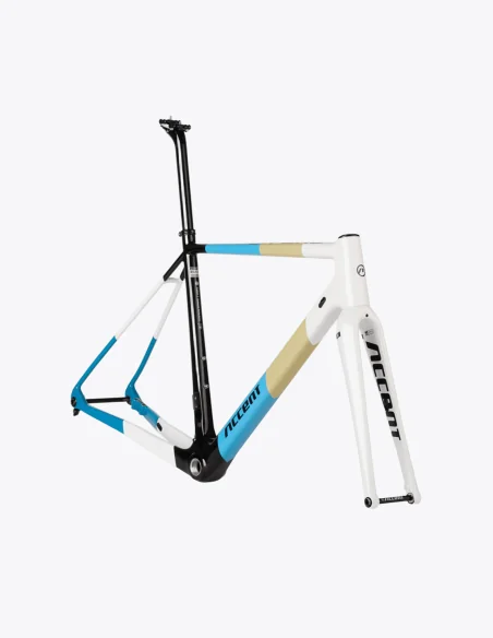 Cuadro de ciclocross Accent CX-One Dark Winter vista frontal