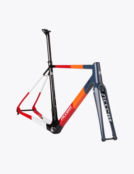 Cuadro de ciclocrós Accent CX-One Obsidian Flame visión frontal