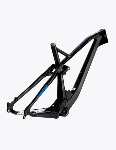 Cadre Accent Hero Carbon Noir vue de dos