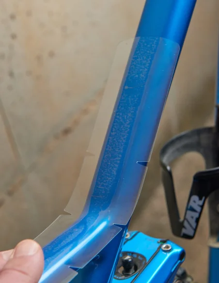 protection fourche vtt transparent brillant