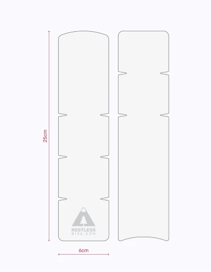 kit adhésif protection vélo transparent mat