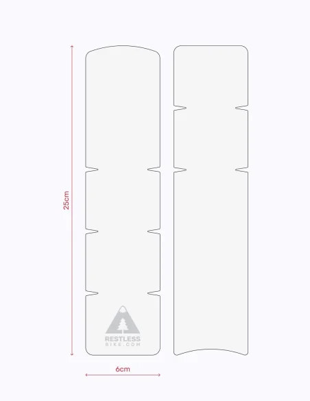 Pack Protector Toda la Bici transparente Mate