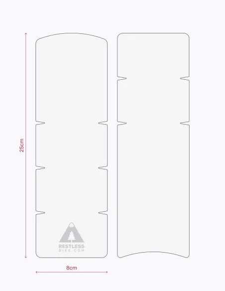 Pack Protector Toda la Bici transparente Mate