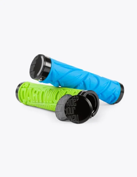 Poignées Dartmoor Roots vert et bleu