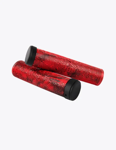 grips para mtb Dartmoor Maze color negro/rojo