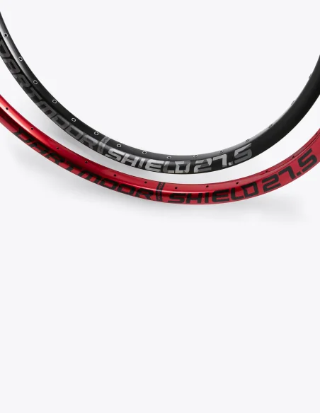 Jante Dartmoor Shield 32 rayons noir et rouge