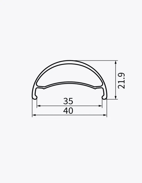 Llanta con ancho interior de 35mm | Dartmoor Cruiser