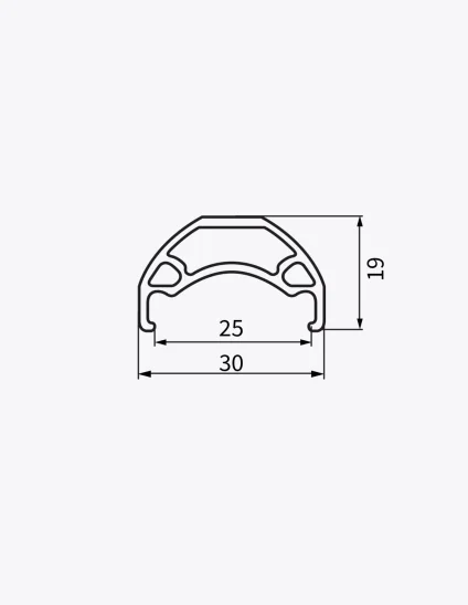 Jante Dartmoor Shark 25 intérieure