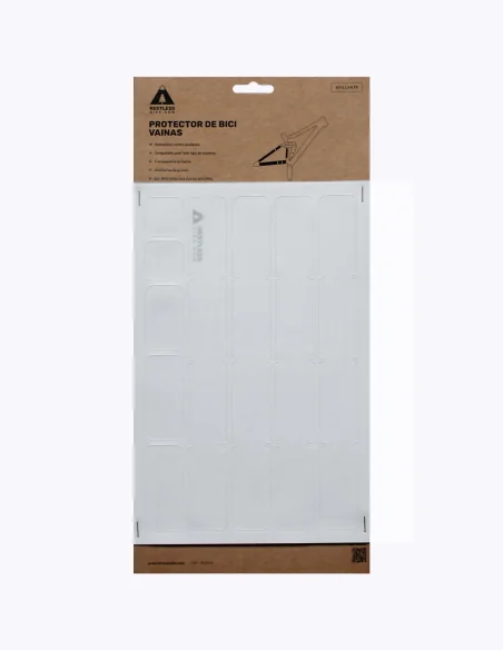 vinilo protector vainas MTB | protector para las vainas del cuadro de la bicicleta en transparente brillante