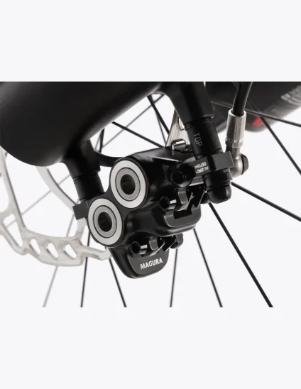 pinza de freno 4 pistonas de la bicicleta Dartmoor Thunderbird CF Pro de Carbono