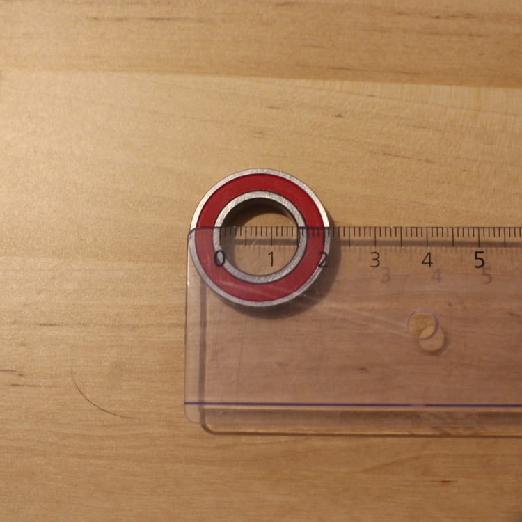 medir el rodamiento de una bicicleta