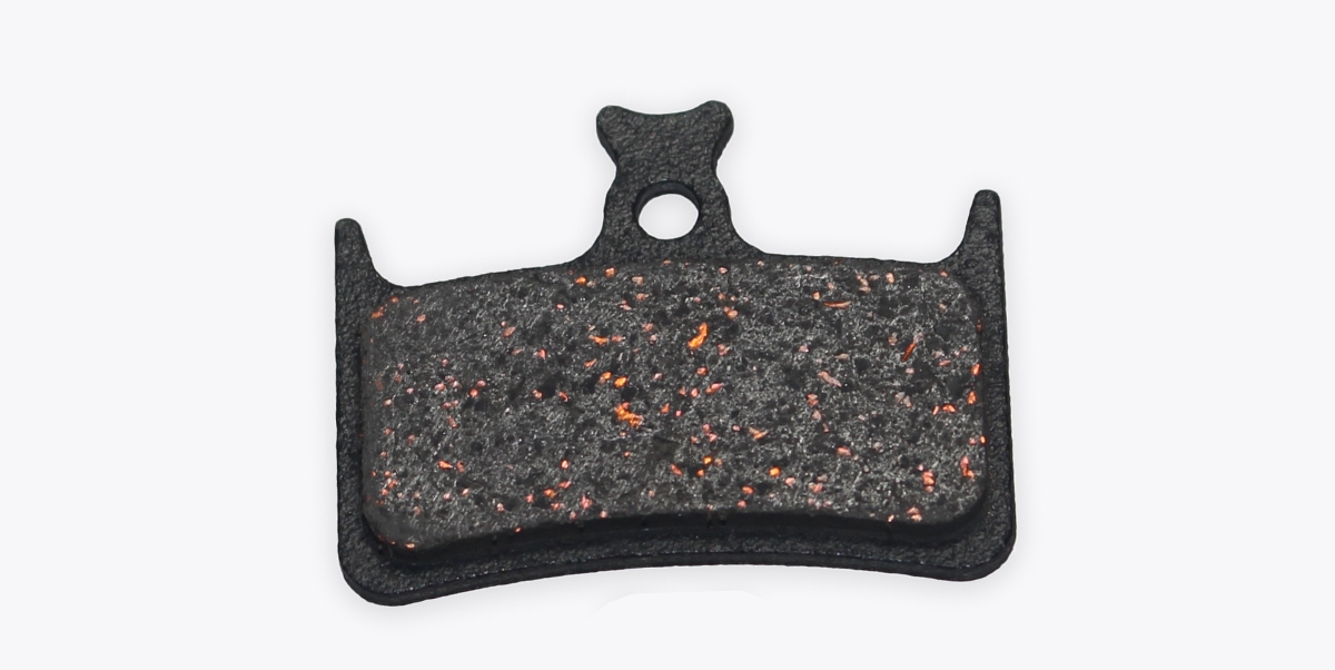 Plaquettes de frein semi-m&eacute;talliques Hope E4, RX4+, RX4-SH, Mono M4