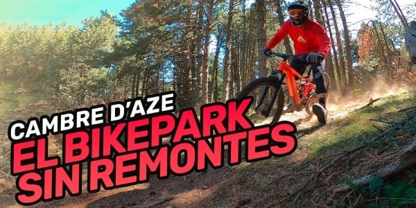 Parcours VTT enduro à Cambre d'Aze, le Bikepark sans téléski